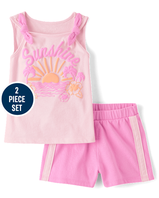 Toddler Girls Sunshine 2-Piece Outfit Set