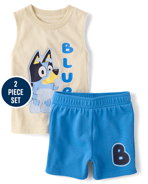 Toddler Boys Bluey™ 2-Piece Outfit Set