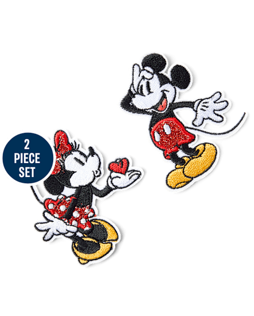 Girls Minnie Mouse™ Embroidered Patch 2-Pack