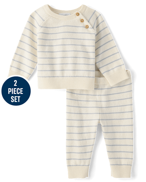 Baby Striped 2-Piece Outfit Set