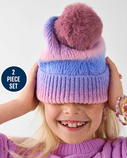 Girls Ombre 2-Piece Cold Weather Set