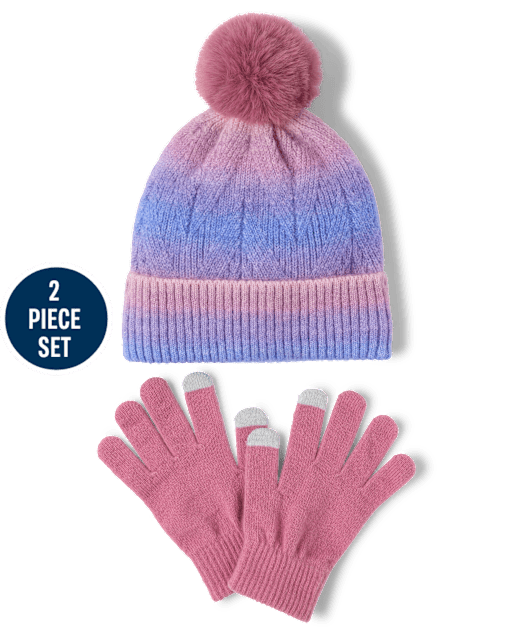 Girls Ombre 2-Piece Cold Weather Set