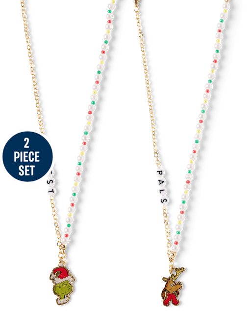 Girls Dr Seuss The Grinch™ BFF Necklace 2-Pack