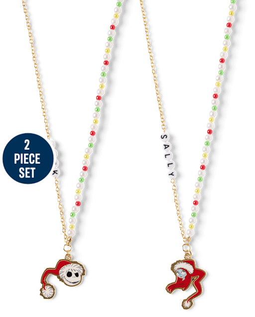 Girls Nightmare Before Christmas™ BFF Necklace 2-Pack