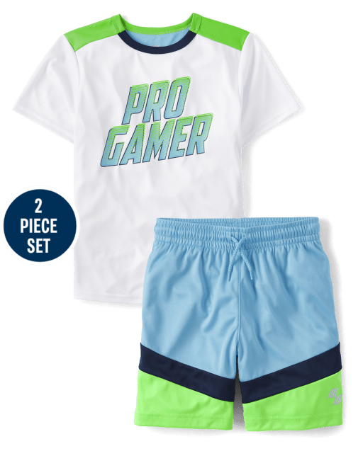 Boys Pro Gamer Performance 2-Piece Outfit Set