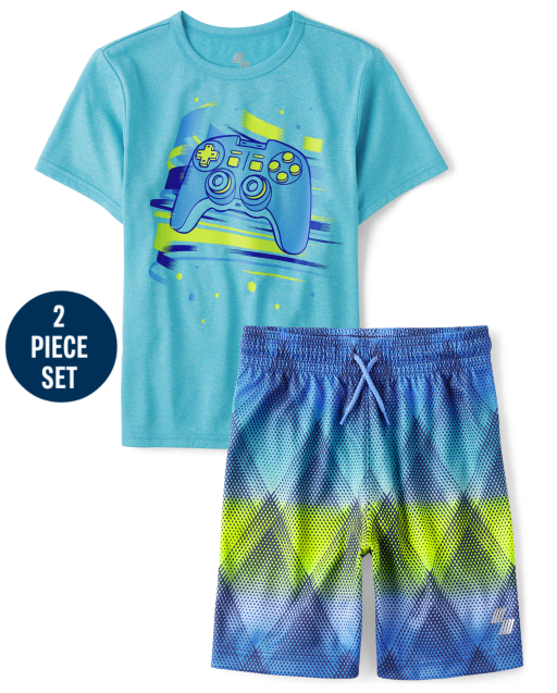 Boys Gamer Performance 2-Piece Outfit Set