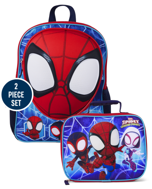 Toddler Boys Spiderman Backpack 2-Piece Set