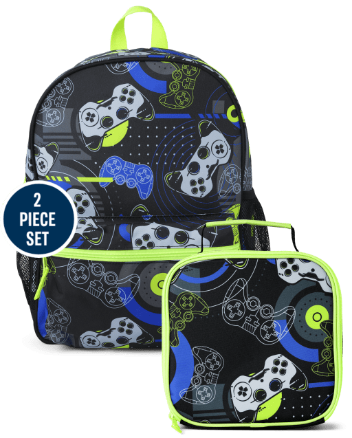 Boys Gamer Backpack 2-Piece Set