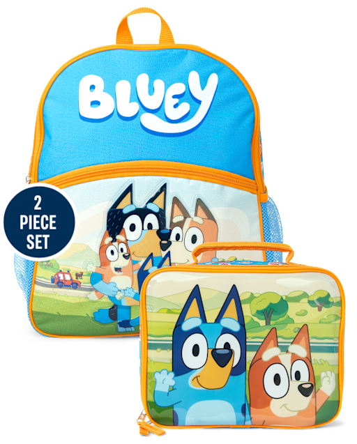 Toddler Boys Bluey Backpack 2-Piece Set