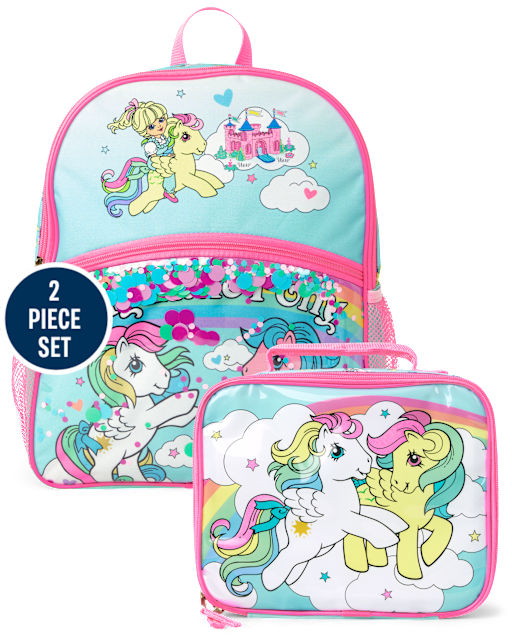 Toddler Girls My Little Pony Backpack 2-Piece Set