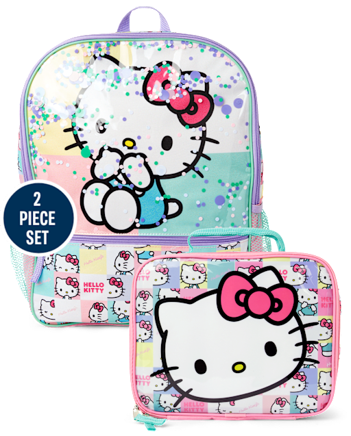 Girls Hello Kitty Backpack 2-Piece Set