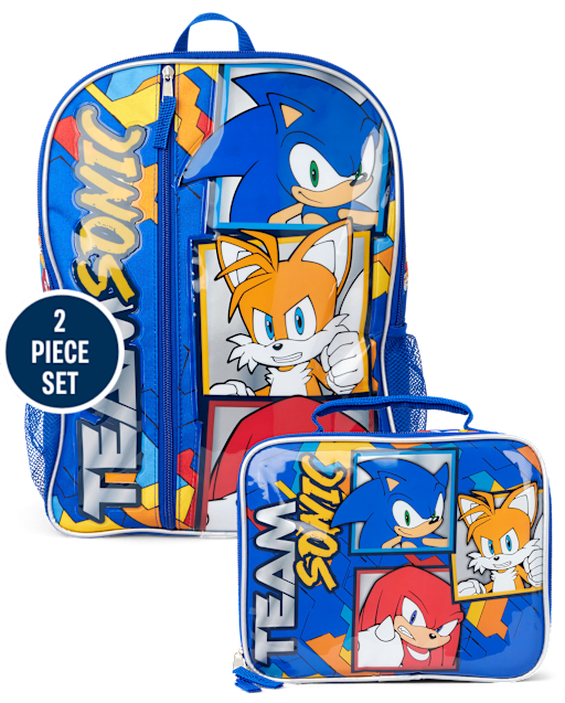 Boys Sonic Backpack 2-Piece Set