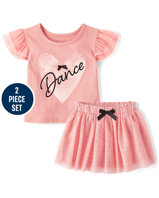 Toddler Girls Dance 2-Piece Outfit Set