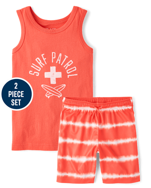Boys Surf Patrol 2-Piece Outfit Set