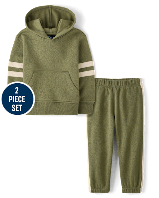Baby And Toddler Boys Varsity Premium Fleece 2-Piece Outfit Set