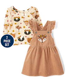 Toddler Girls Animal 2-Piece Outfit Set