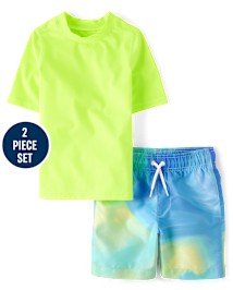 Maillot de bain imprimé maillot dermoprotecteur Garçon