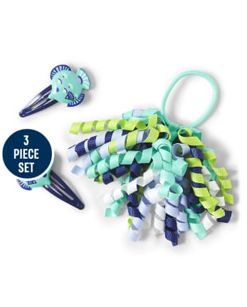 Ensemble cheveux bouclés pour filles - Escapade sur l'île