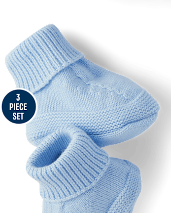 Baby Boys Striped Sweater 3-Piece Outfit Set - Homegrown by Gymboree