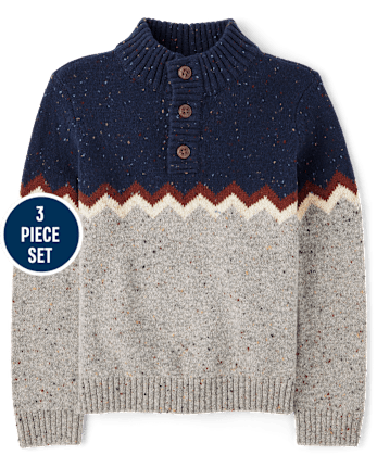 Boys Colorblock 3-Piece Outfit Set - Highland Hills