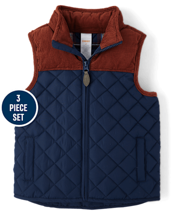 Boys Colorblock 3-Piece Outfit Set - Highland Hills