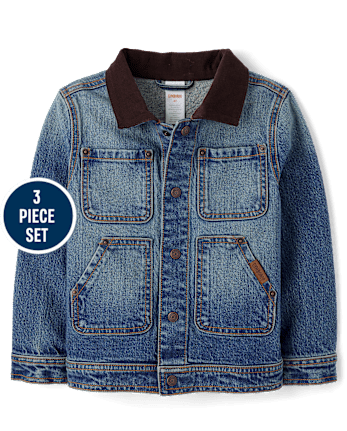 Boys Plaid 3-Piece Outfit Set - Highland Hills