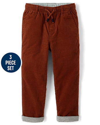 Boys Plaid 3-Piece Outfit Set - Highland Hills