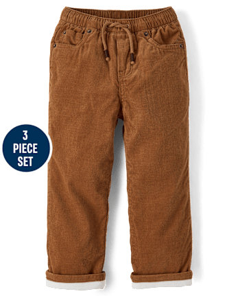 Boys Embroidered Polar Animals 3-Piece Outfit Set - First Frost