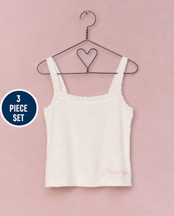 Girls Scalloped 3-Piece Outfit Set - Marchesa Mini x Gymboree