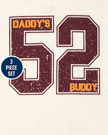 Baby Boys Varsity 3-Piece Playwear Set