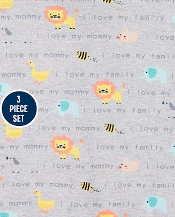 Baby Boys Animals 3-Piece Take Me Home Set