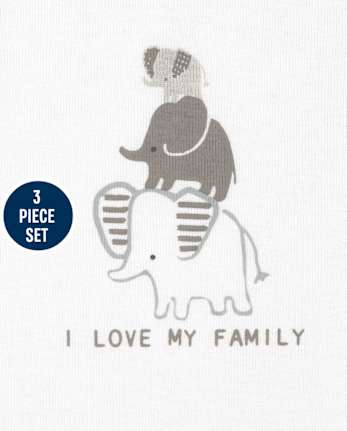 Bébé Elephant Ensemble 3 pièces Take Me Home