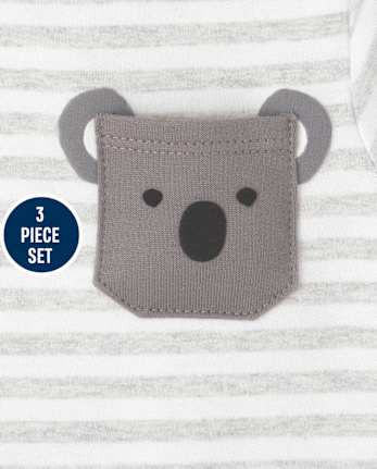 Baby Boys Koala 3-Piece Playwear Set