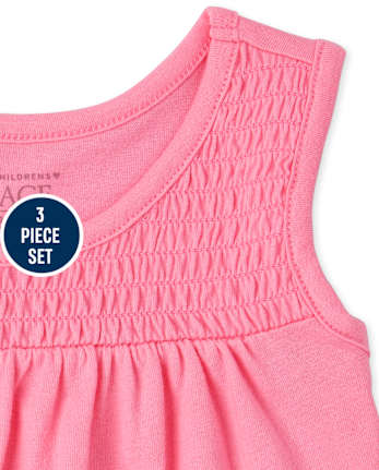 Toddler Girls Tie Dye 3-Piece Set