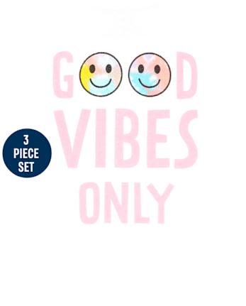 Baby Girls Tie Dye 3-Piece Playwear Set