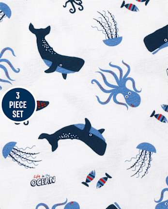 Conjunto de 3 piezas de pulpo para niños pequeños