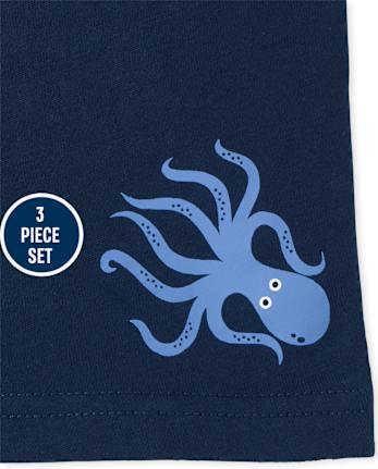 Conjunto de 3 piezas de pulpo para niños pequeños