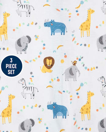 Baby Boys Animal 3-Piece Take Me Home Set