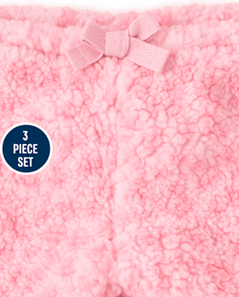 Ensemble 3 pièces léopard bébé fille