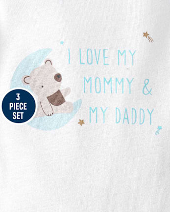 Baby Boys Animal 3-Piece Take Me Home Set