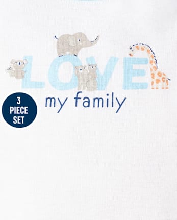 Baby Boys Animal Take Me Home 3-Piece Set