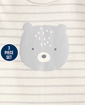 Baby Bear 3-Piece Outfit Set