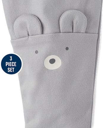 Baby Bear 3-Piece Outfit Set