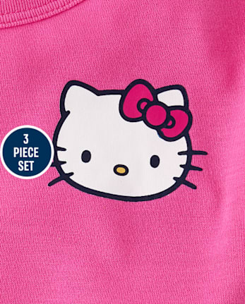 Girls Hello Kitty® 3-Piece Pajama Set