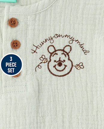 Baby Boys Winnie The Pooh™ 3-Piece Outfit Set