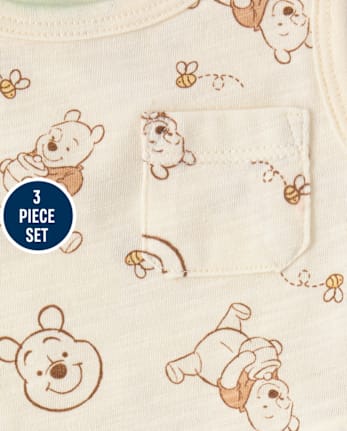 Baby Boys Winnie The Pooh™ 3-Piece Outfit Set