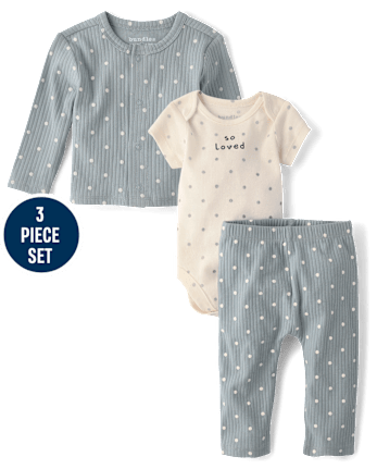 Baby Polka Dot 3-Piece Take Me Home Set