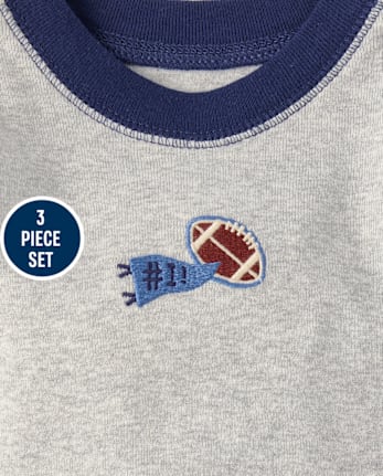 Baby Boys Varsity 3-Piece Playwear Set