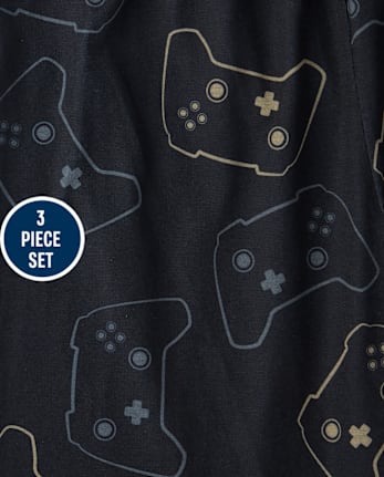 Boys Video Game 3-Piece Pajama Set