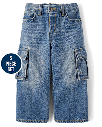 Baby And Toddler Boys Plaid 3-Piece Outfit Set